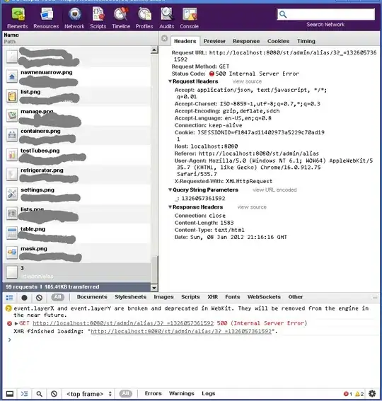 screenshot with garbled text