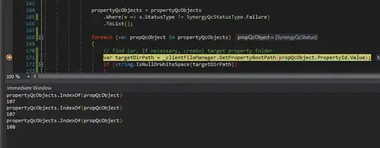 querying the foreach iteration index in the Immediate Window
