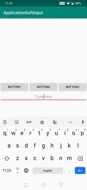 adjustResize example