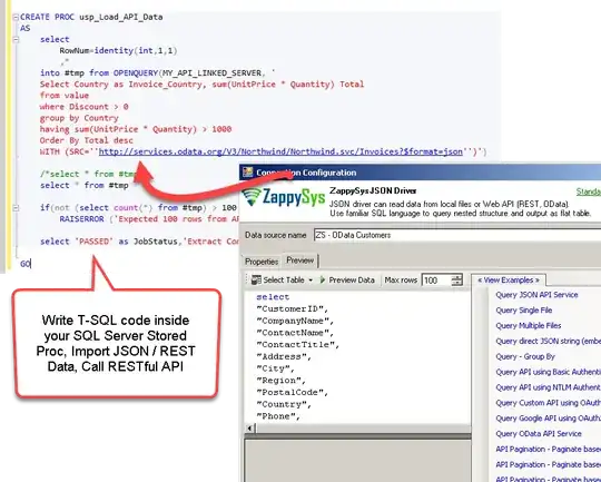 Calling REST API in SQL Server stored proc