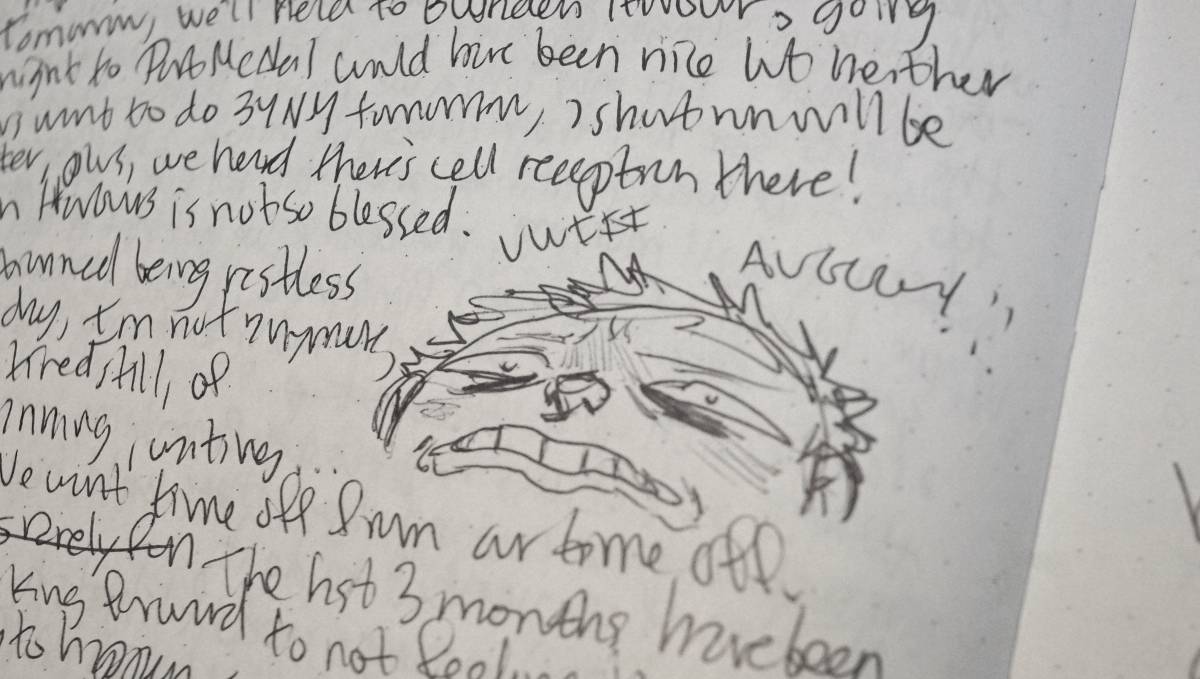 rek looking very tired