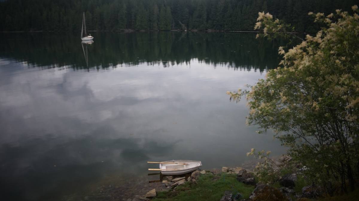 teapot the dinghy with pino anchored in the background