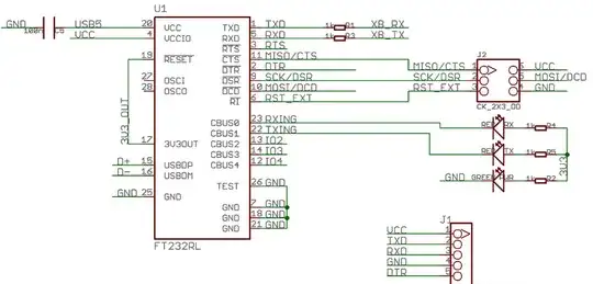FTDI board schematic