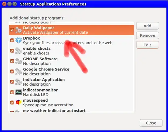 The Startup Applications app