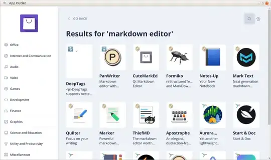 search for Markdown editor in AppOutlet