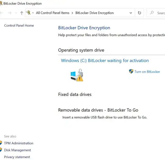 bitlocker encryption 