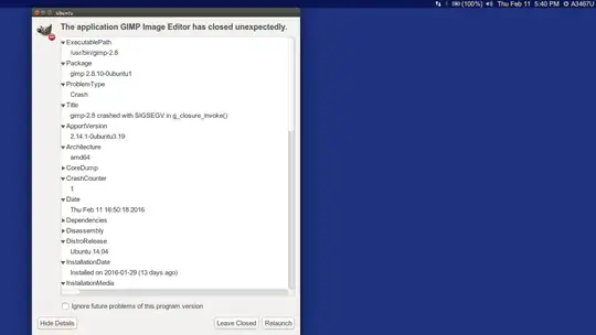 gimp crash notice