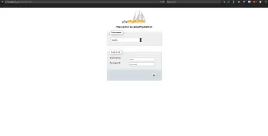 phpmyadmin login page