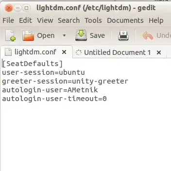 config file