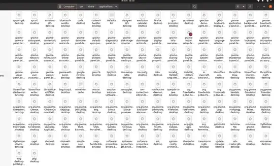 Image of Applications folder content
