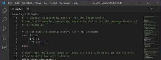 screenshot of VS Code with custom title bar