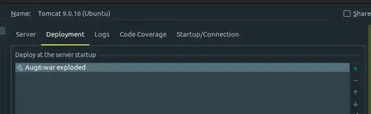 Screenshot of Tomcat Config page