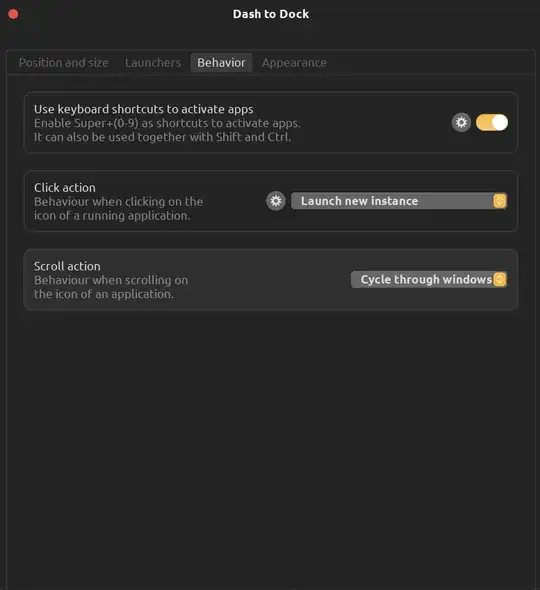 here are the settings with ss