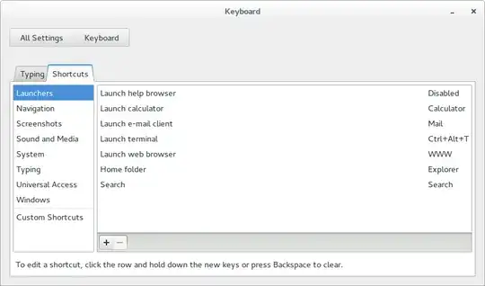 Keyboard shortcuts