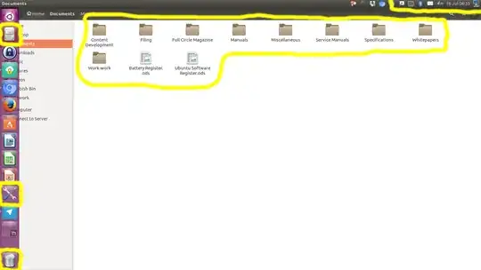 Incorrect icon set