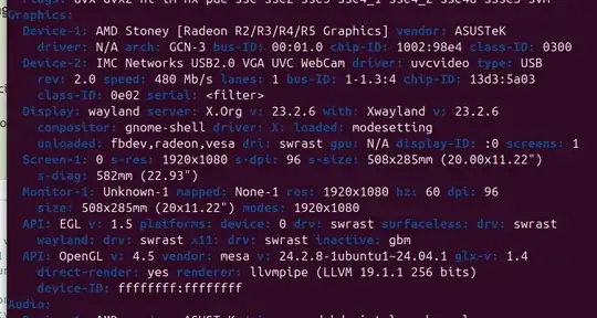 "Graphics" part of "inxi -Fxxxrz"