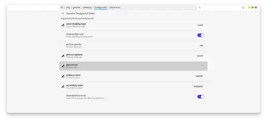 dconf Editor desktop background settings