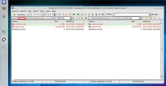 Beyond Compare interface