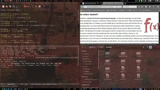 Qtile screenshot