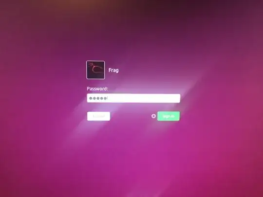 login screen 