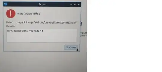 Error code 11 (or sometimes 10) failed to unpack image "/cdrom/casper/filesystem.squash.fs"