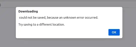 Error message