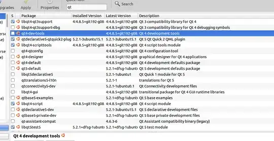 qt in synaptic manager