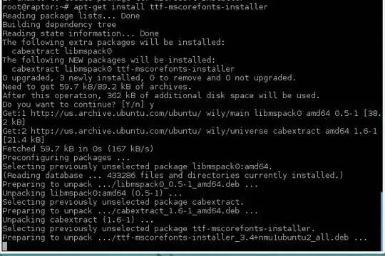 apt-get install ttf-mscorefonts-installer preparing...