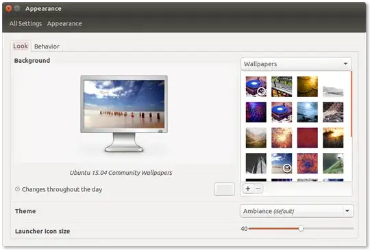 Appearance Settings (Look)