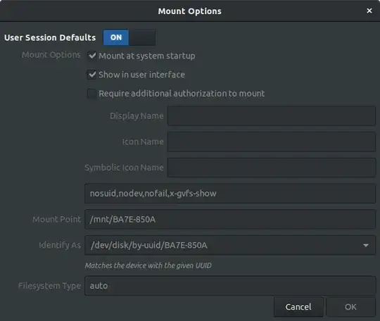 What settings do I input here?