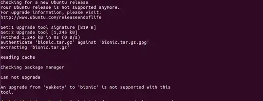 An upgrade from 'yakkety' to 'bionic' is not supported with this tool.