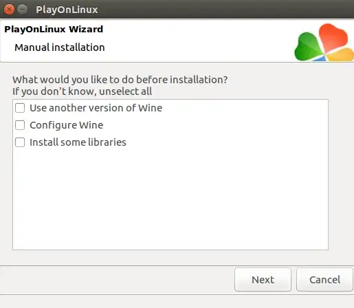 before installation