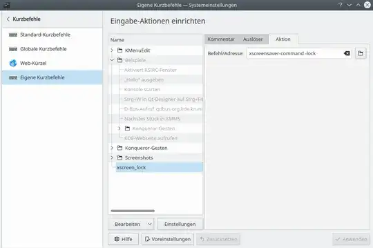 create new locking keyboard shortcut