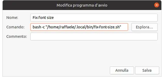 add command to startup applications