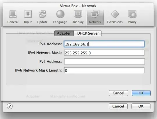 VirtualBox network configuration
