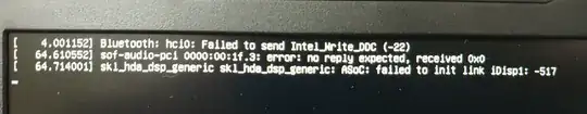 Image of error message