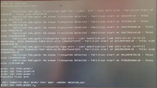 grub partition list grub partition list