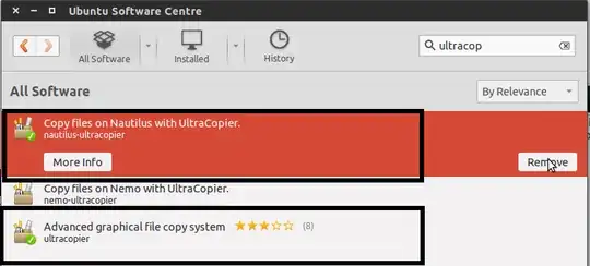 Ultracopier in ubuntu software center