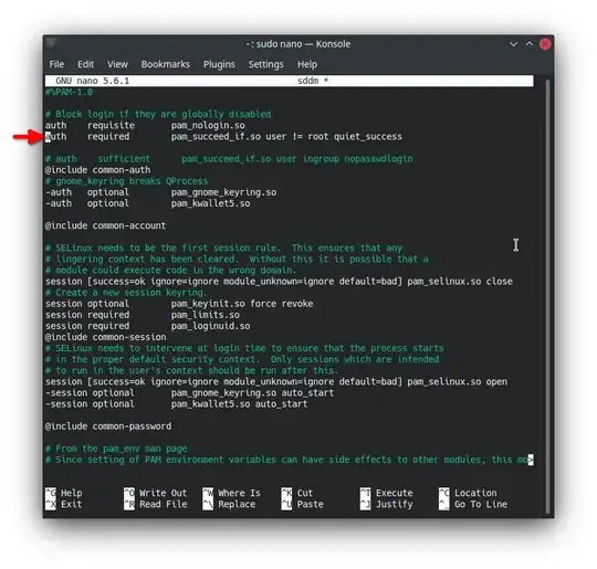 file ./sddm before edit