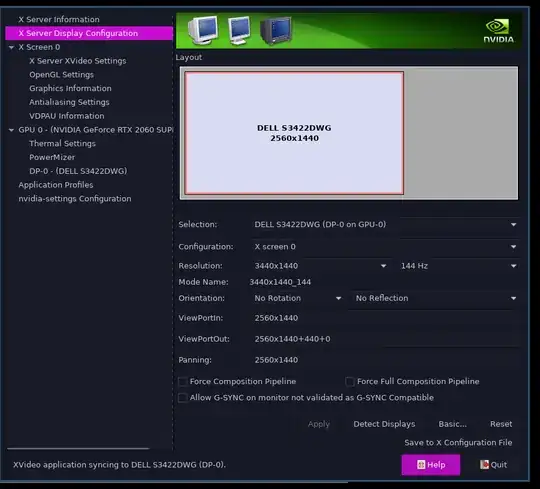 Nvidia-settings