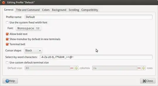 Image of the "Edit" profile window