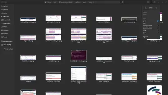 nautilus screenshot of thumbnails