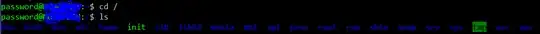 A screenshot of what I typed and I seem to have all the files