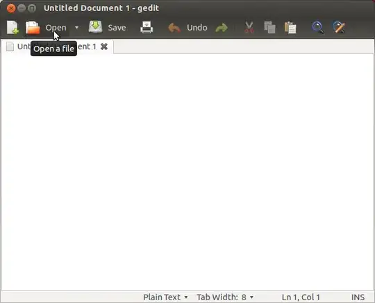 gedit file open dialog