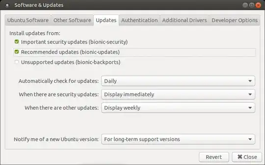 enabling bionic-updates