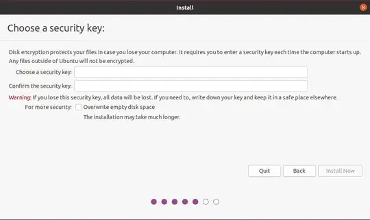 Security Key Setting