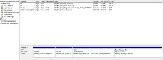 Disk Management Screenshot