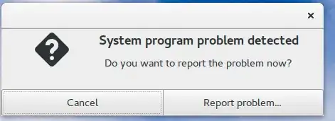 Error message