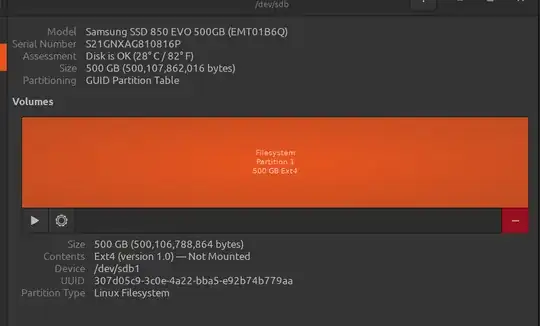 dev/sdb1 where my lost windows parition is