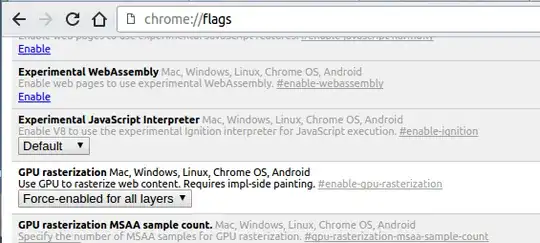 Chrome Flags: GPU rasterization